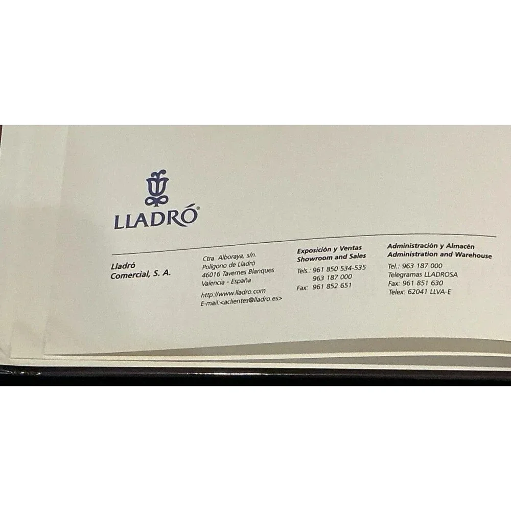 Vintage Lladro  Collectors Series Limitadas & Catalog Book Collection 5pc Lot VG